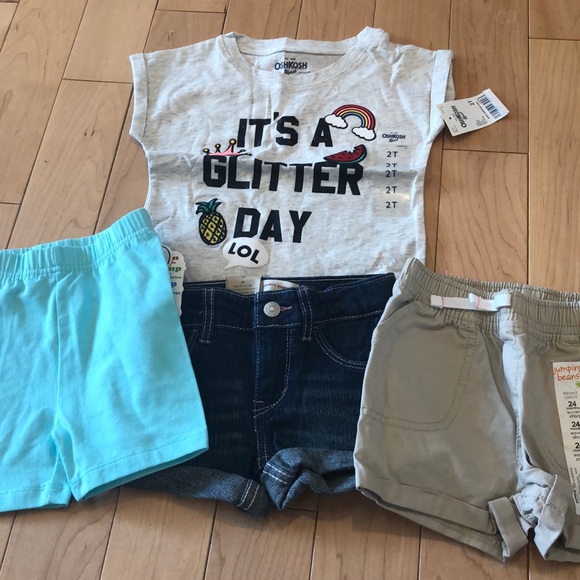 OshKosh B'gosh Other - 4 items! Shorts and shirt, size 24 months / 2t